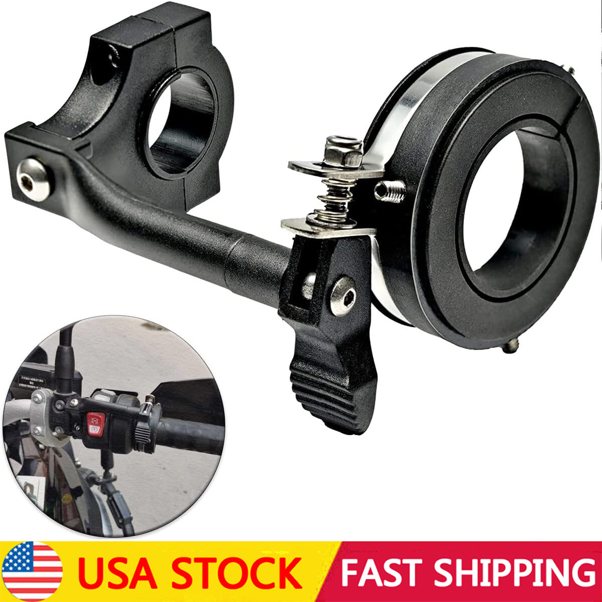Motorcycle Black Cruise Control Throttle Lock for Honda for Kawasaki for Yamaha