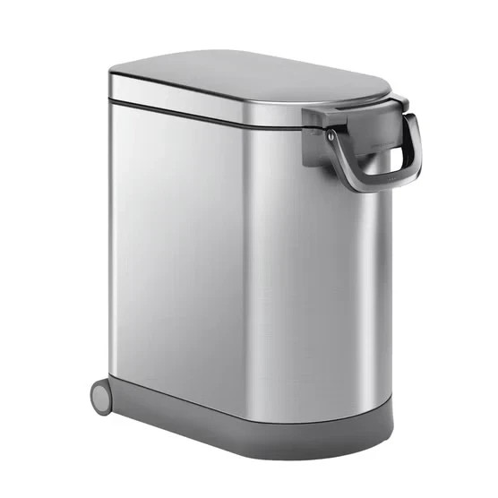 simplehuman Medium 25L Pet Food Storage Can Stainless Steel Airtight Dog Food simplehuman Medium 25L Pet Food Storage Can Stainless Steel Airtight Dog Food