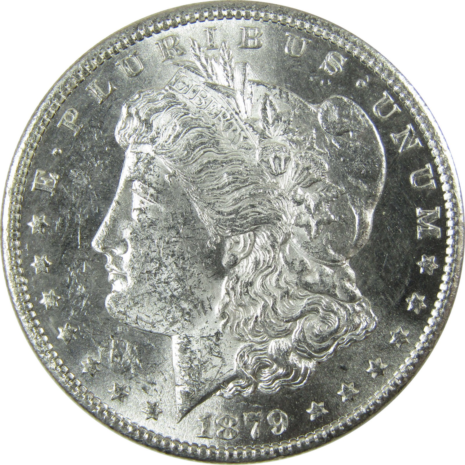 1879 S Rev 79 Morgan Silver Dollar Uncirculated Mint State SKU:I27769