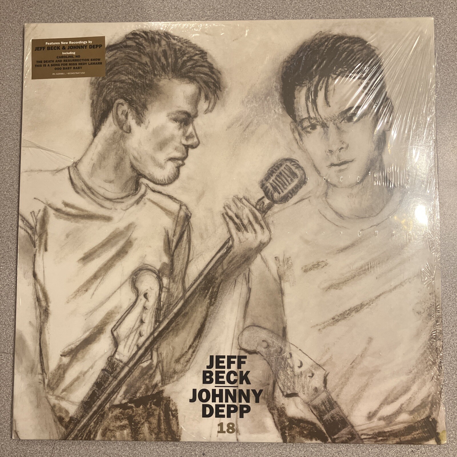 Jeff Beck & Johnny Depp - 18 - Vinyl LP Jeff Beck & Johnny Depp - 18 - Vinyl LP