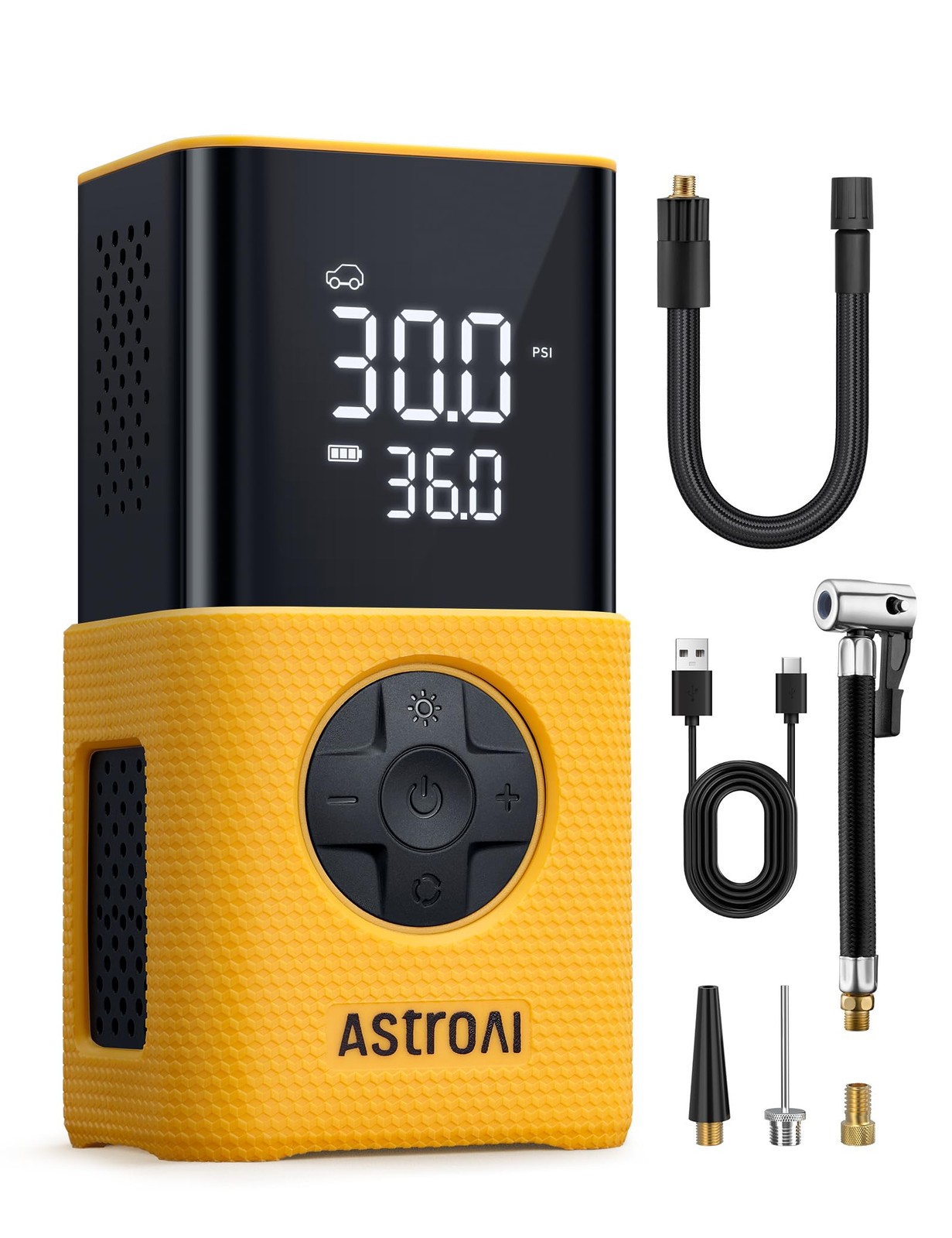 AstroAI L7S Tire Inflator Portable Air Compressor Cordless Digital Pressure