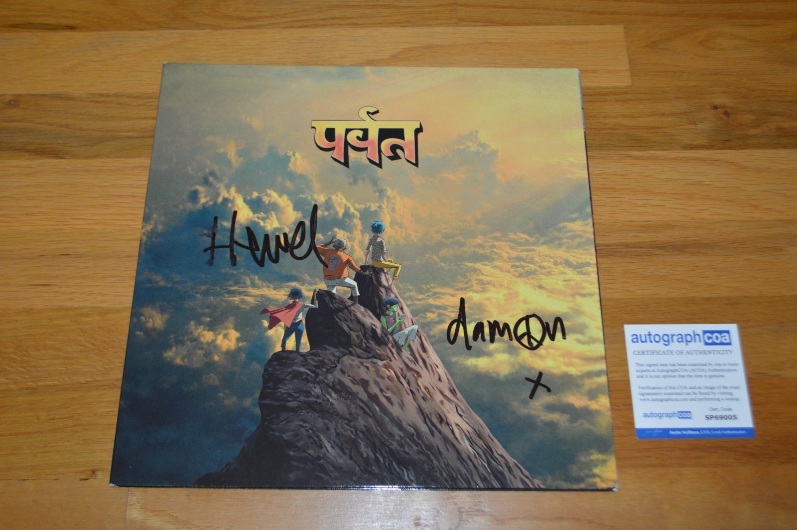 GORILLAZ Albarn /Hewlett Signed GORILLAZ Albarn /Hewlett Signed
