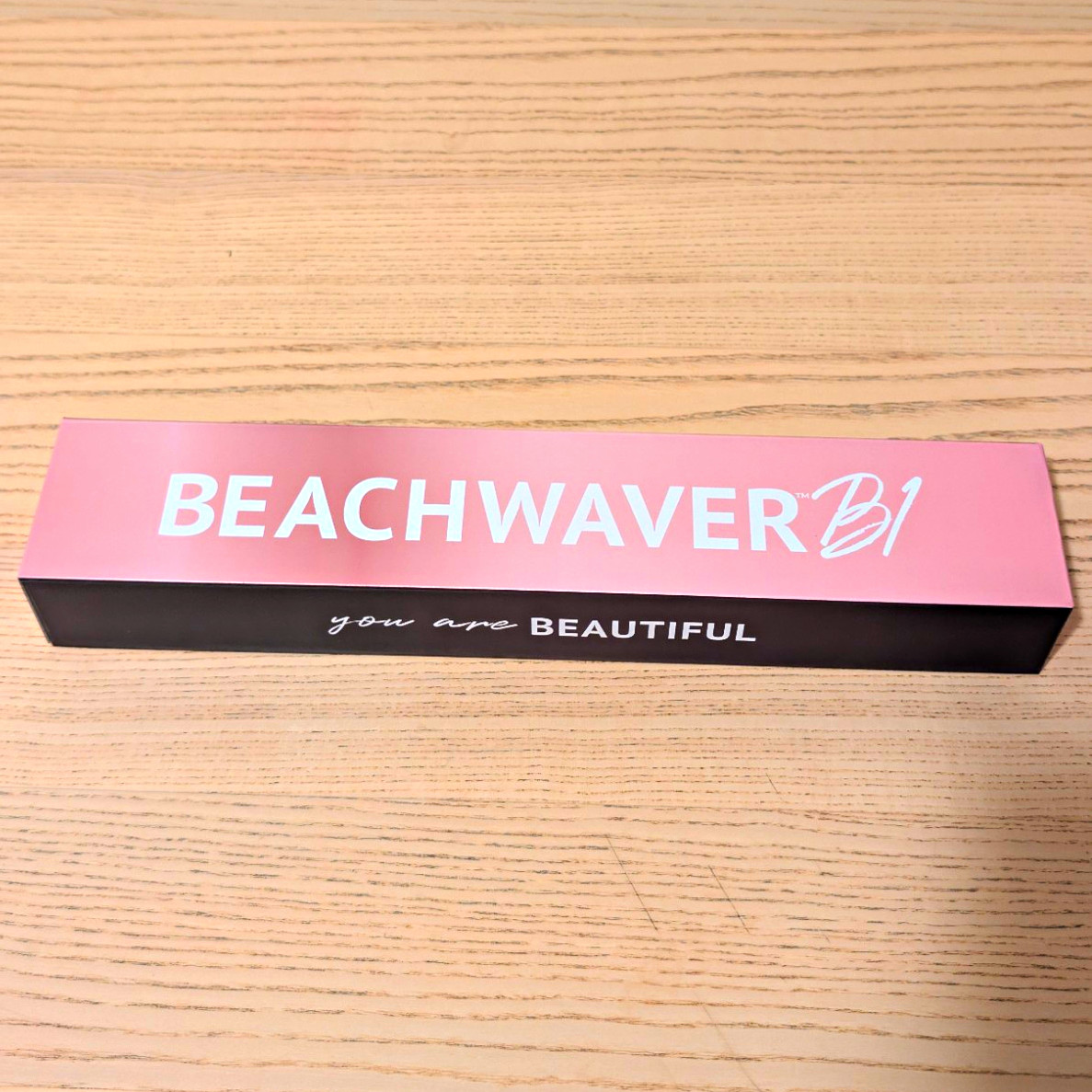 Beachwaver B1 Rotating Curling Iron 1in Ceramic Dual Voltage 410F Pink/Black