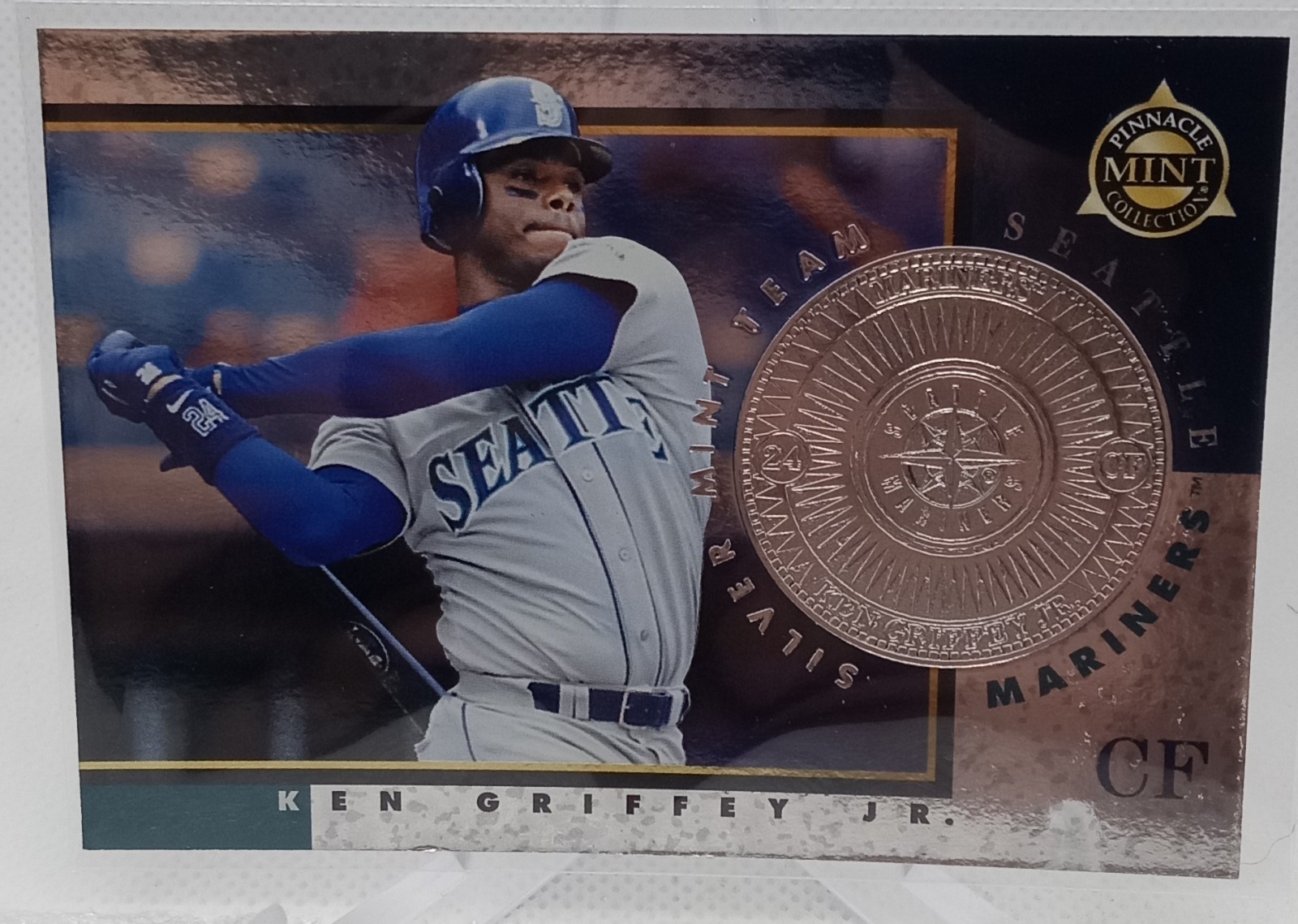 1998 Pinnacle Mint Silver Mint Team #7 Ken Griffey Jr. SP Rare Seattle Mariners