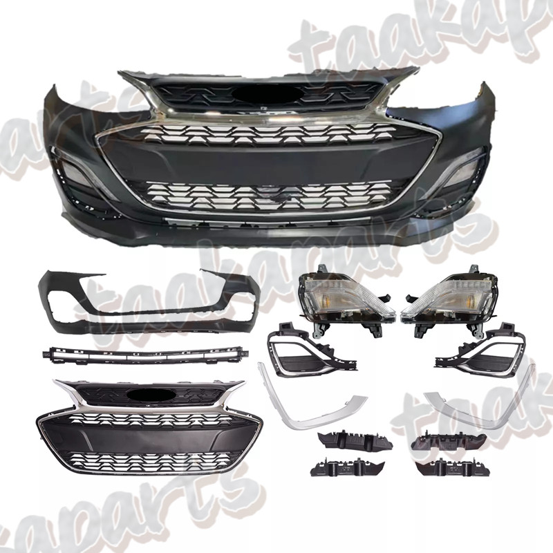 11Pcs Front Bumper Cover Complete For 2019 2020 2021 2022 Chevy Spark