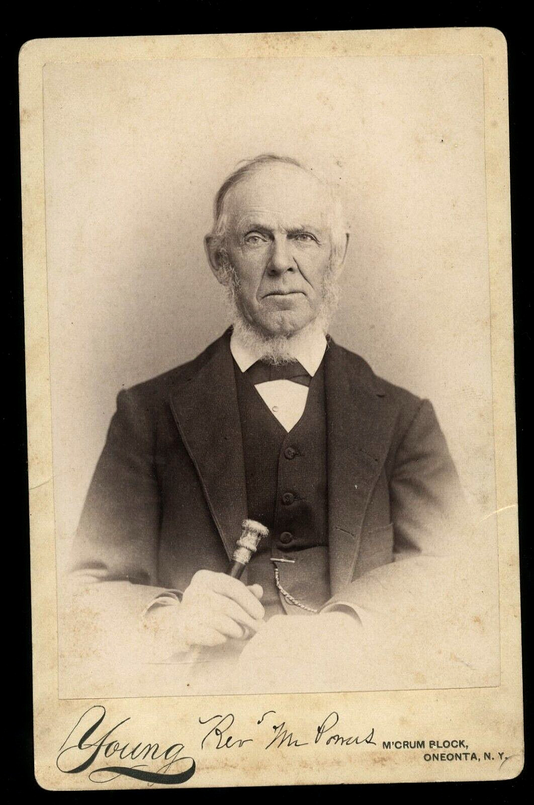 Rare Antique 1800s Photo Abolitionist Baptist Minister Reverend Ingraham Powers Rare Antique 1800s Photo Abolitionist Baptist Minister Reverend Ingraham Powers
