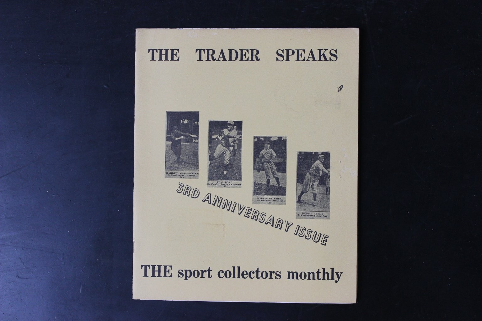THE TRADER SPEAKS 3rd Anniversary Issue November 1971 Baseball Sports Collectors