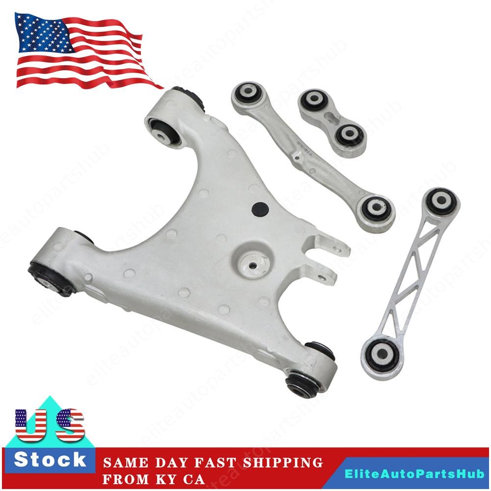 4 Pcs Rear Lower Control Arm Left Driver Side for 2012-16 Tesla Model S Model X