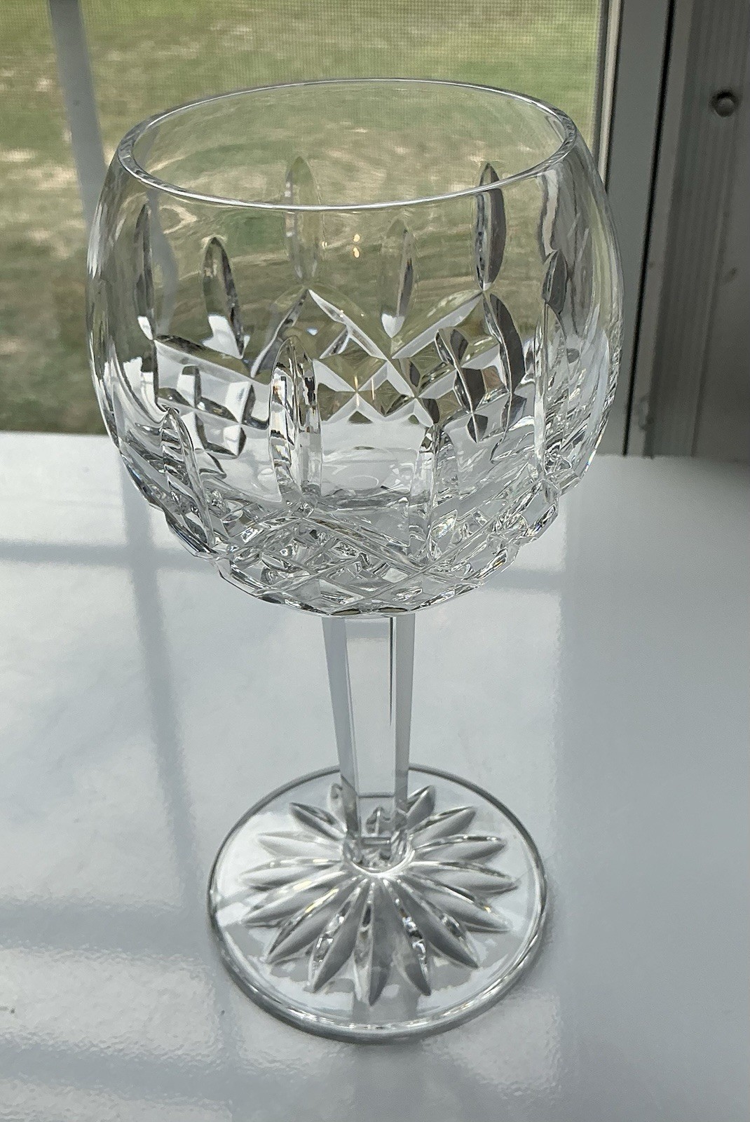 Waterford Crystal Lismore 🎈 Red Wine Glass PRISTINE CONDITION Waterford Crystal Lismore 🎈 Red Wine Glass PRISTINE CONDITION