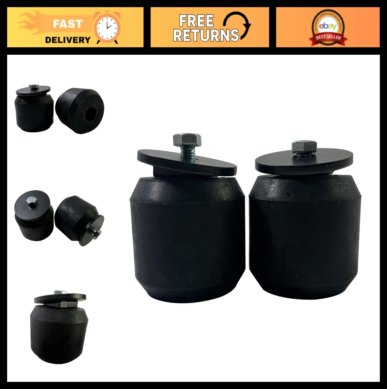 Suspension Enhancement Kit for Front Axle Bump Stops - 1999-2006 Chevy GMC 1500