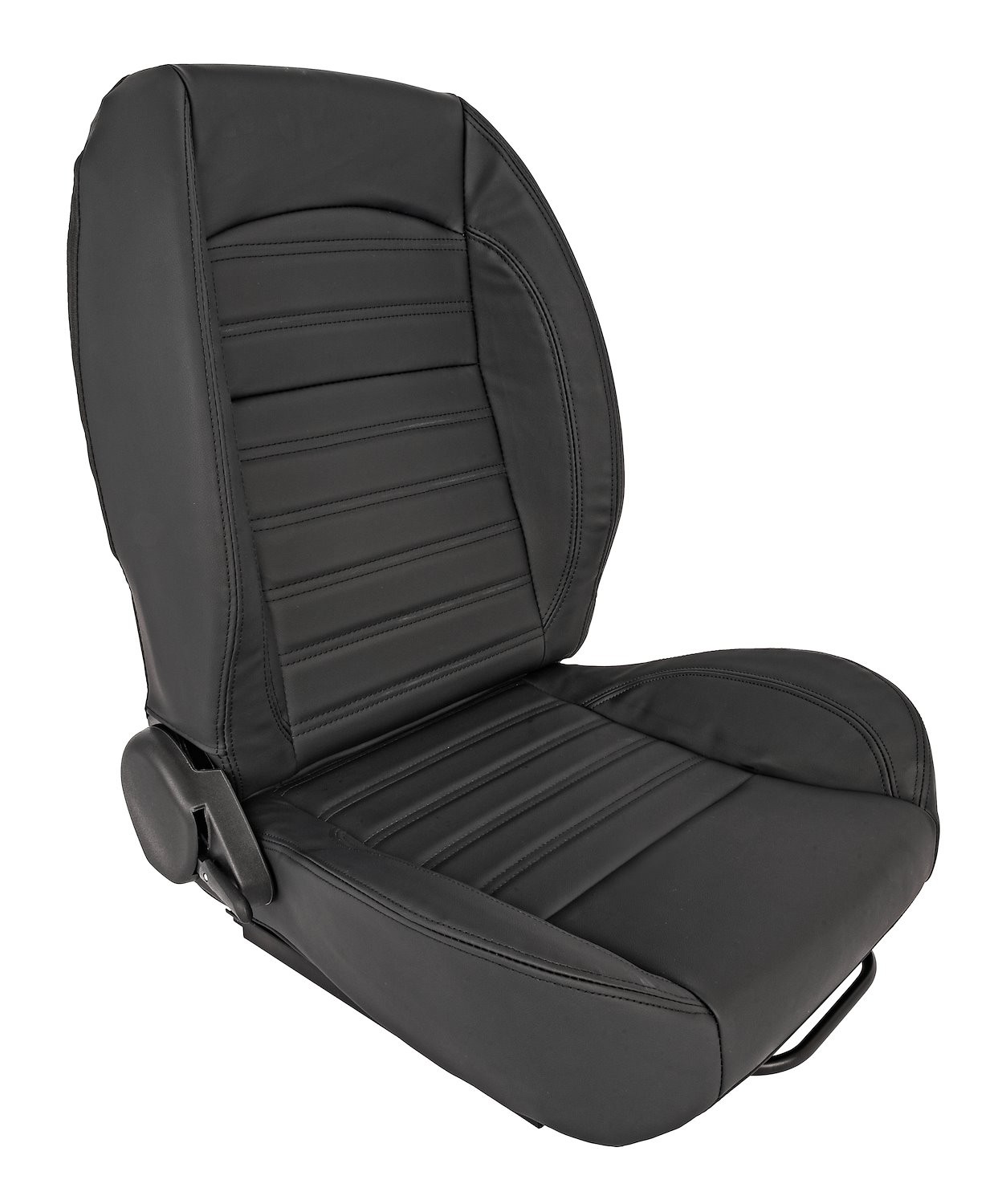 JEGS Retro Low Back Reclining Bucket Seat without Headrest, Right/Passenger