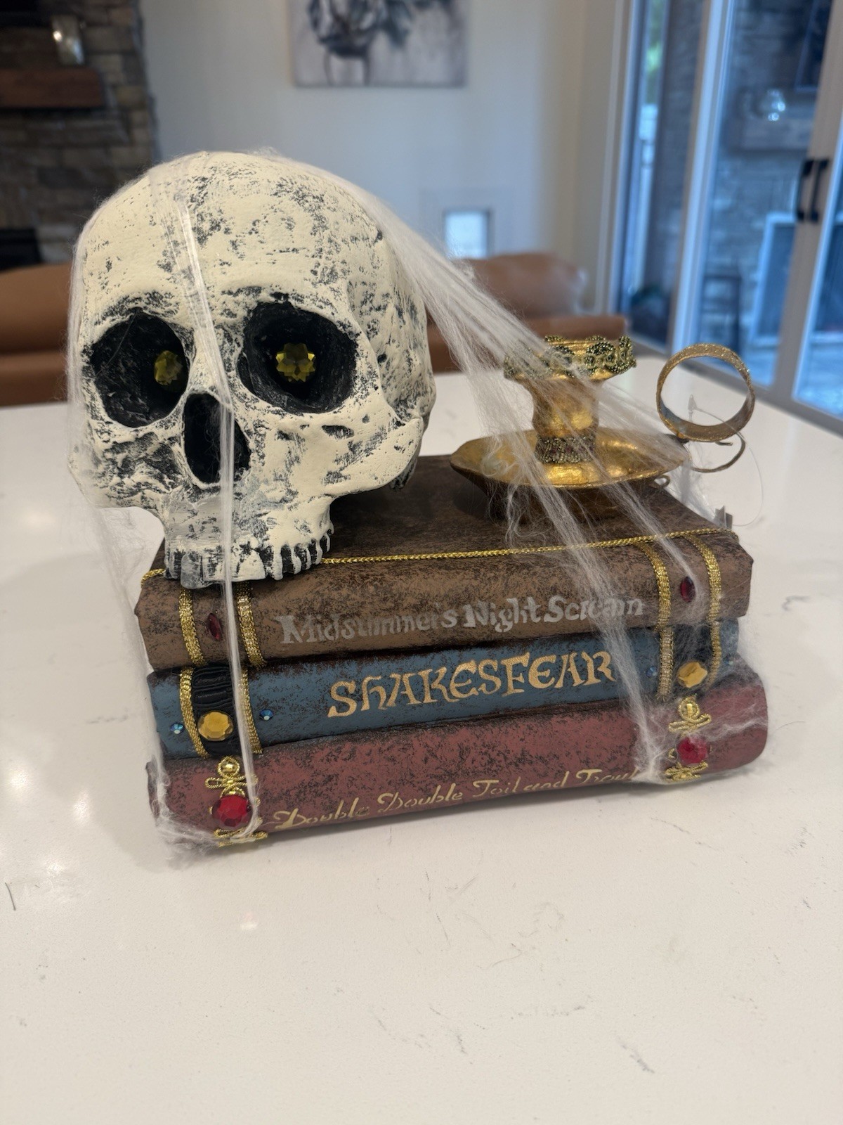Katherines Collection Lady MacDeath Bookstack With Skull Shakesfeare Collection Katherines Collection Lady MacDeath Bookstack With Skull Shakesfeare Collection