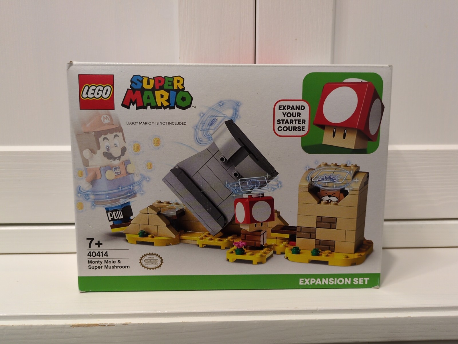 LEGO Super Mario - 40414 Monty Mole & Super Mushroom - NIB Sealed GWP
