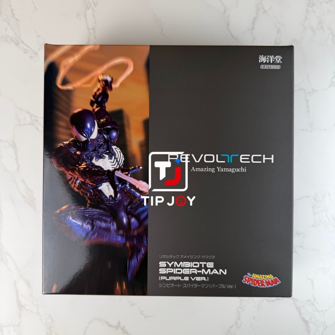 Kaiyodo Revoltech Amazing Yamaguchi Purple Symbiote Spider-Man Figure New