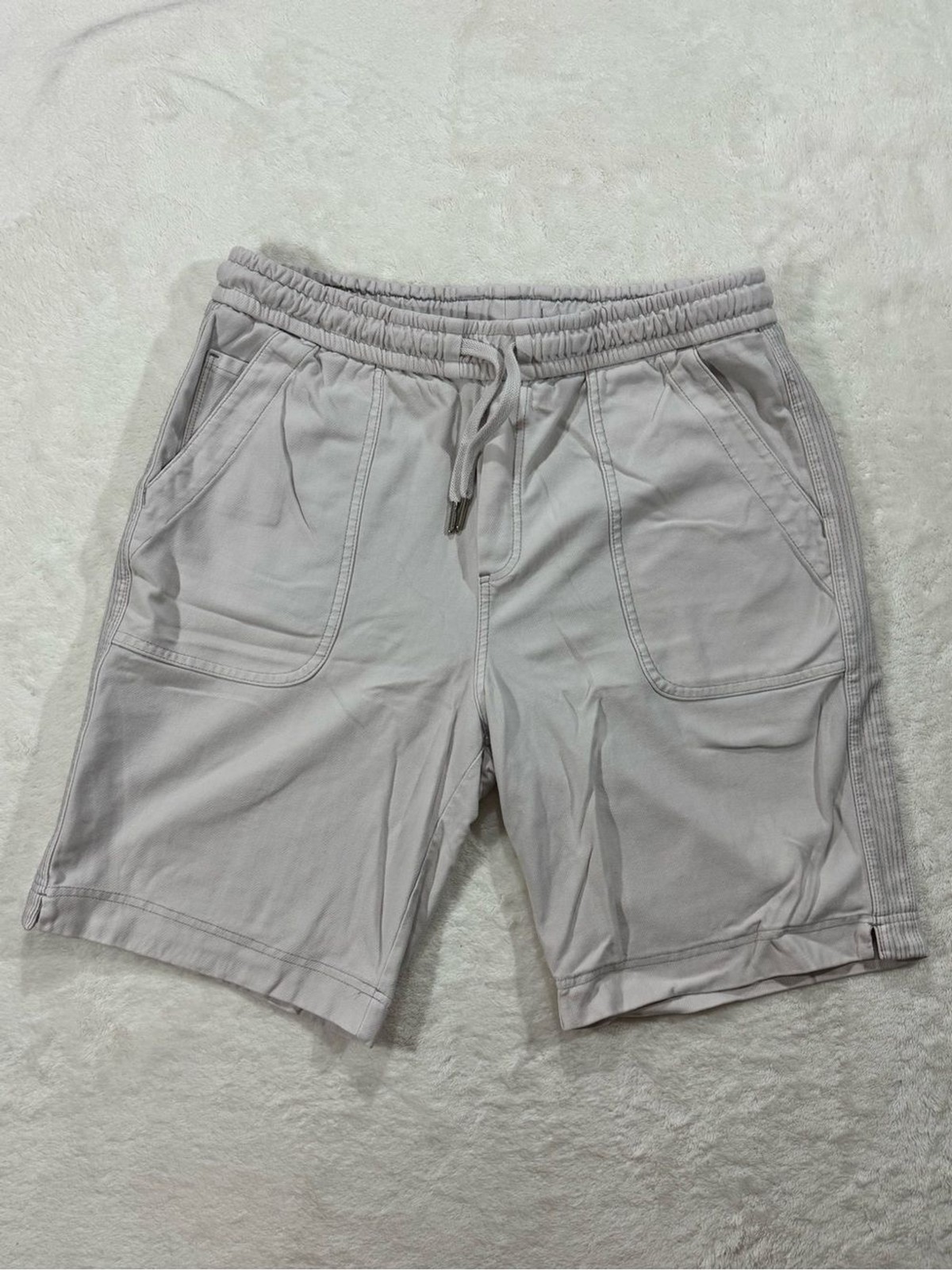 Athleta Farallon Bermuda Shorts Size 10 Gray Cotton Stretch