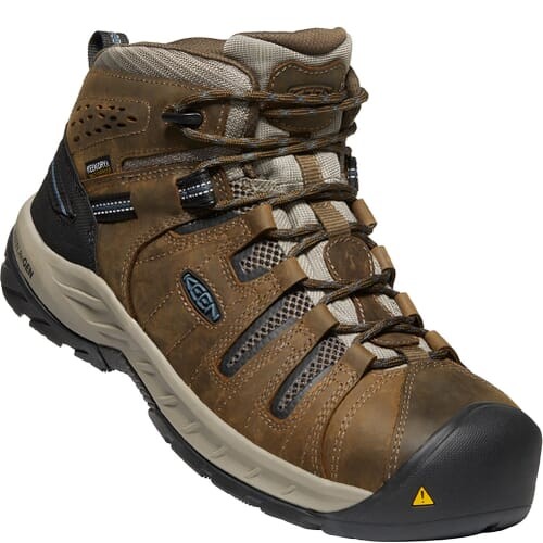 Men\'s Flint II WP Safety Boots - Cascade Brown/Orion Blue (MSRP $165.00)