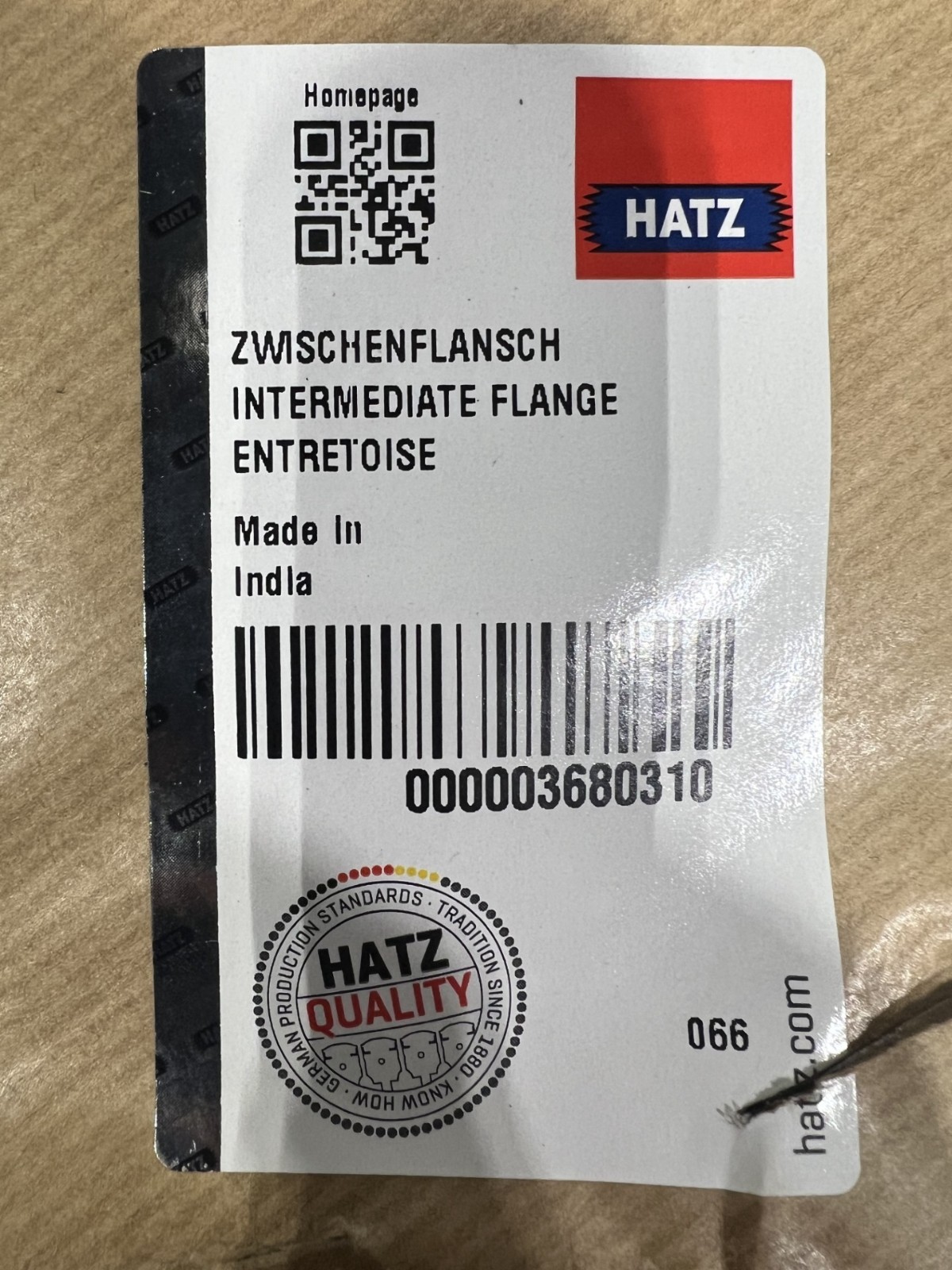 HATZ 03680310 intermediate flange Zwischenflansch NEW OEM