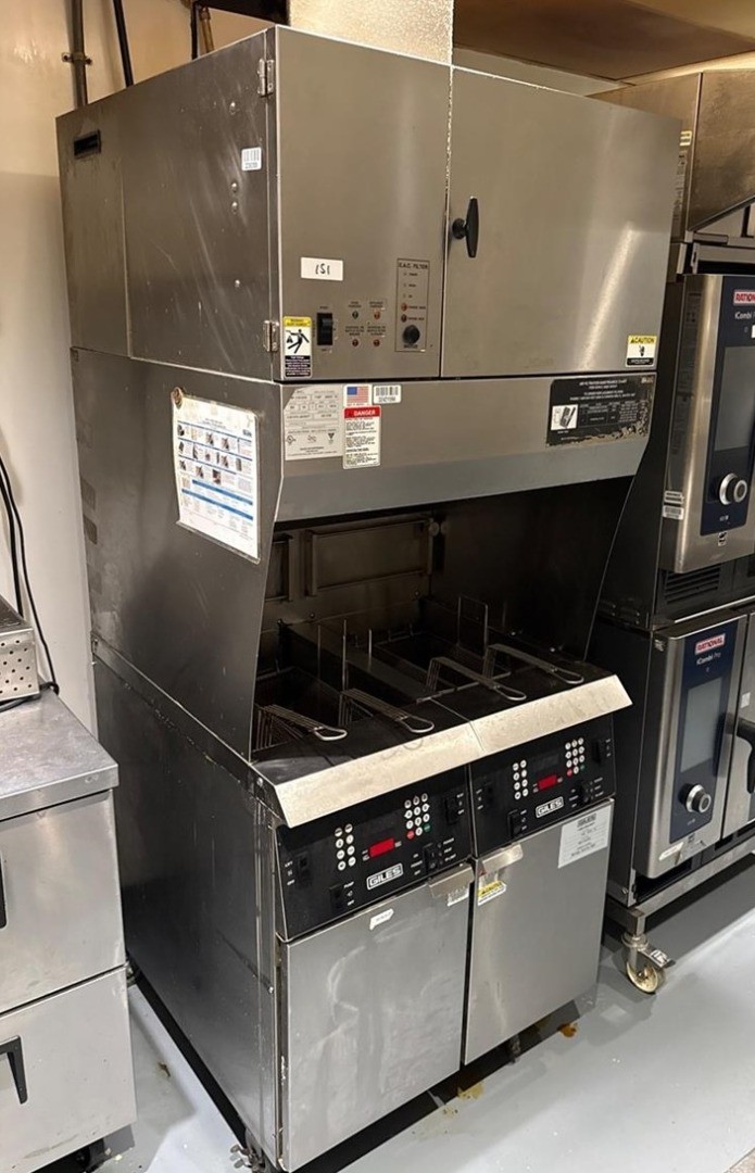 2022 Giles Ventless Fryer 2 Bay Open 50lb Each GBF-2-50 GVH Automatic