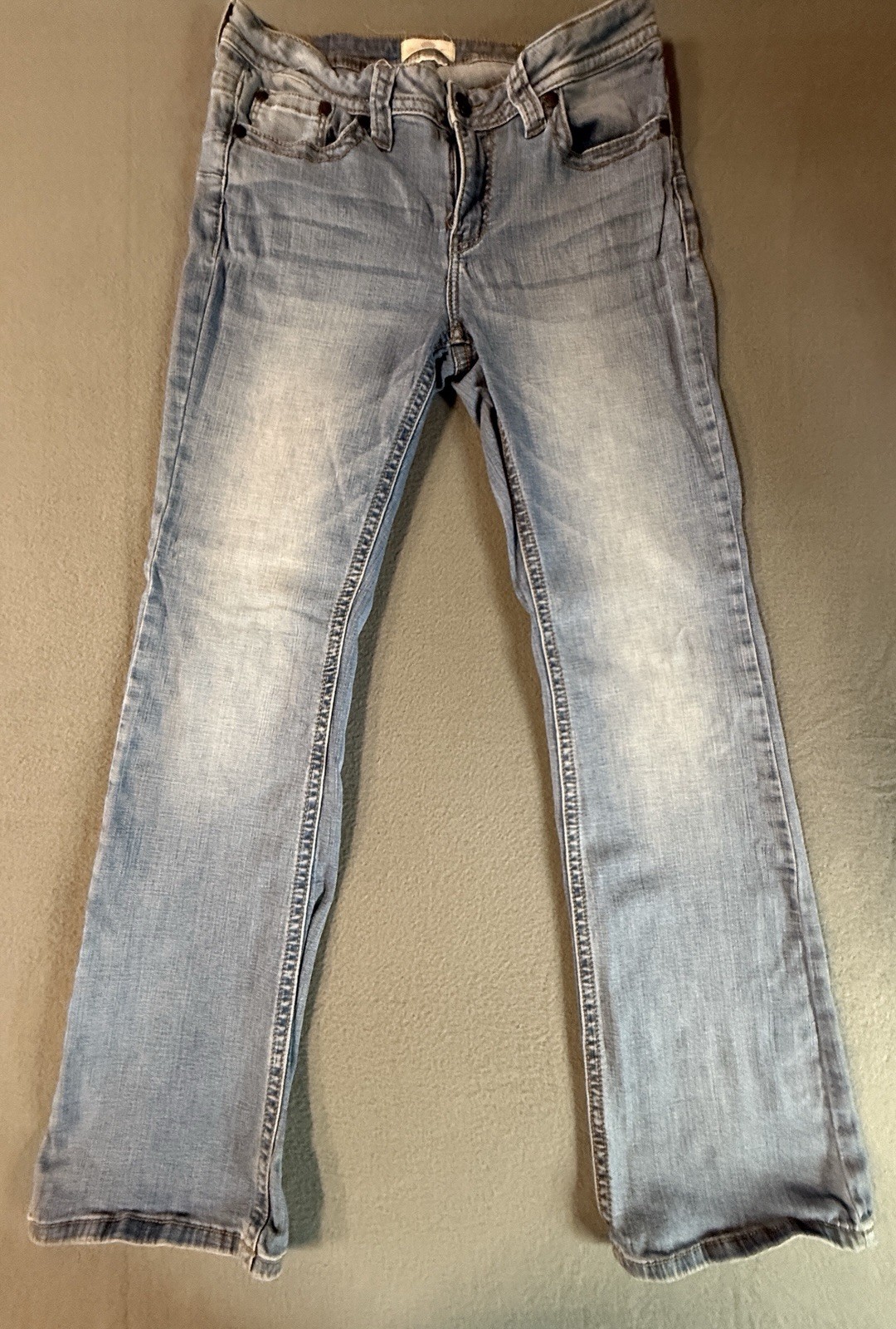 Shyanne Life Women’s Straight Leg Blue Light Wash Cotton Denim Jeans 5-Pocket