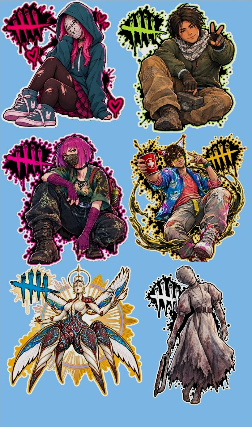 Dead By Daylight Vinyl Stickers - Decal Waterproof