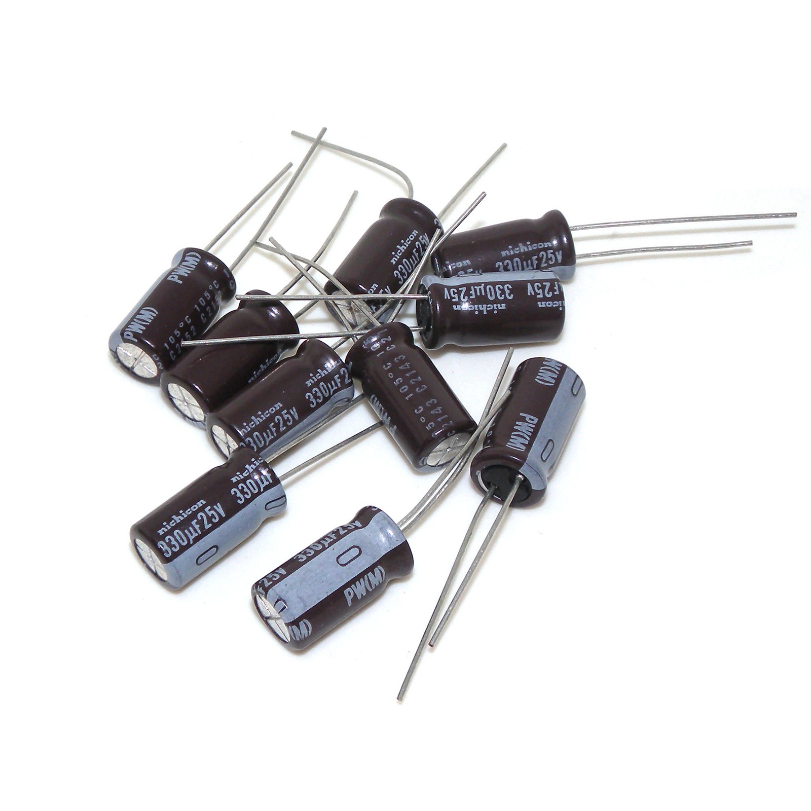 10x 25V330UF Radial Aluminum Electrolytic Capacitors 330mfd 25V 8x16mm 10x 25V330UF Radial Aluminum Electrolytic Capacitors 330mfd 25V 8x16mm