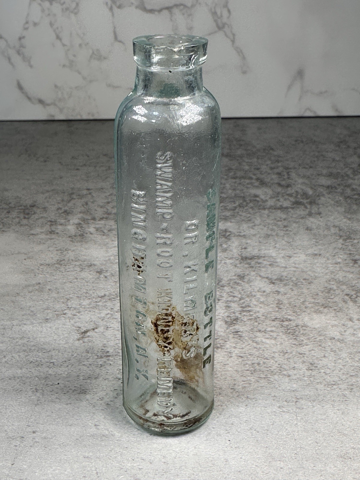 Antique Dr Kilmer's Swamp Root Kidney Remedy Sample Bottle Binghamton NY