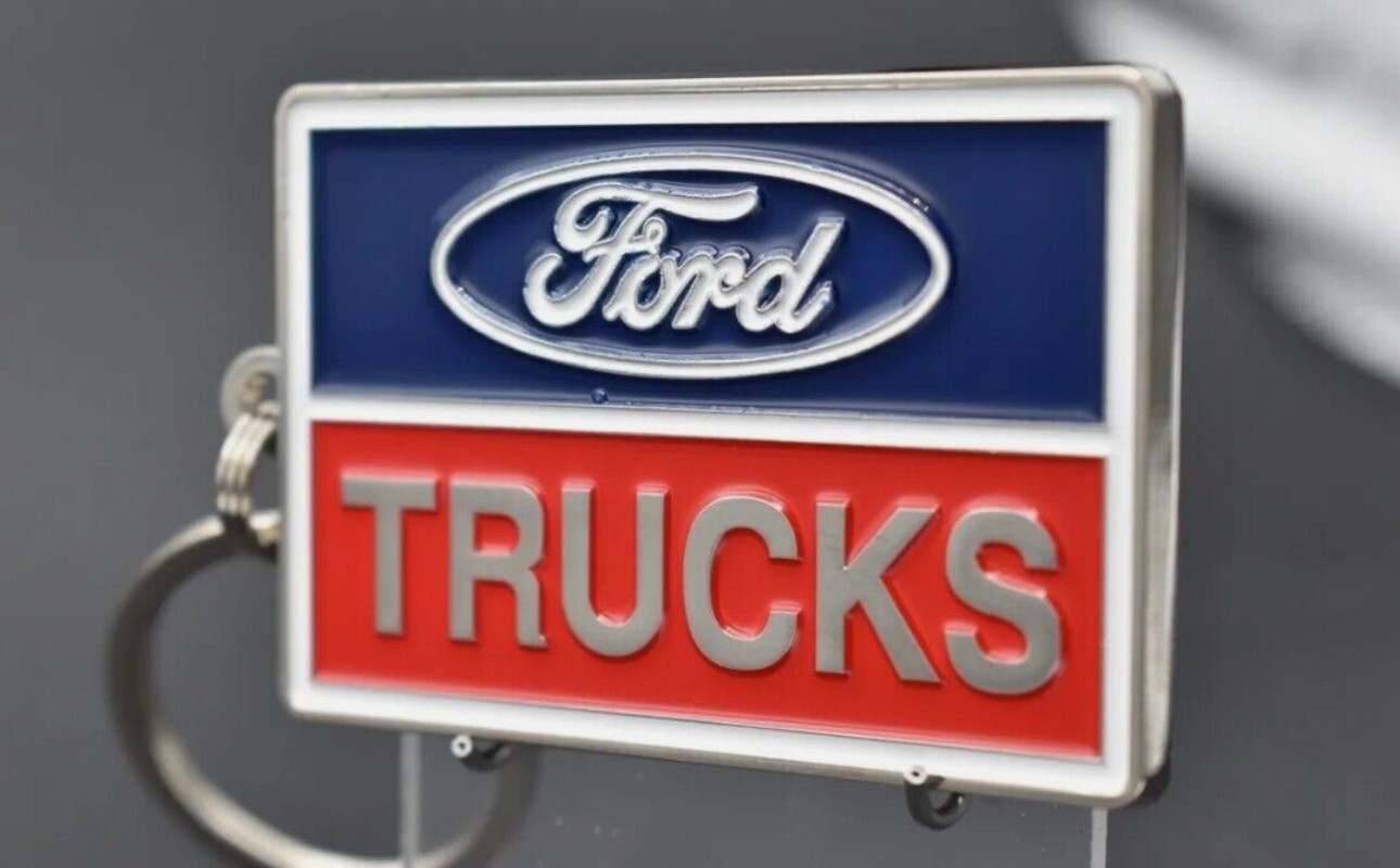 Very nice Ford Trucks emblem keychain