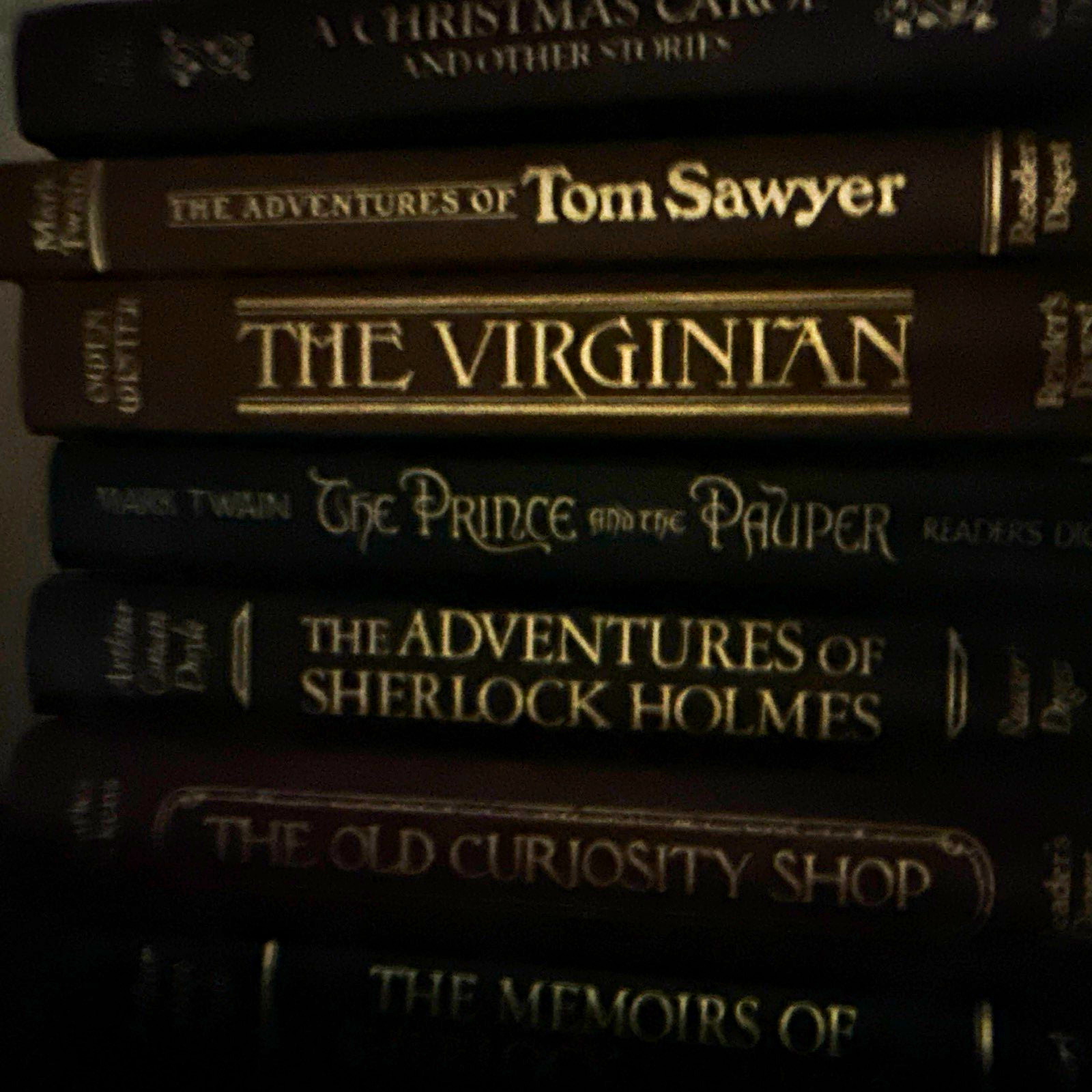 7 Reader's Digest Illustrated Hardcover Classics Lot: Dickens, Twain etc.