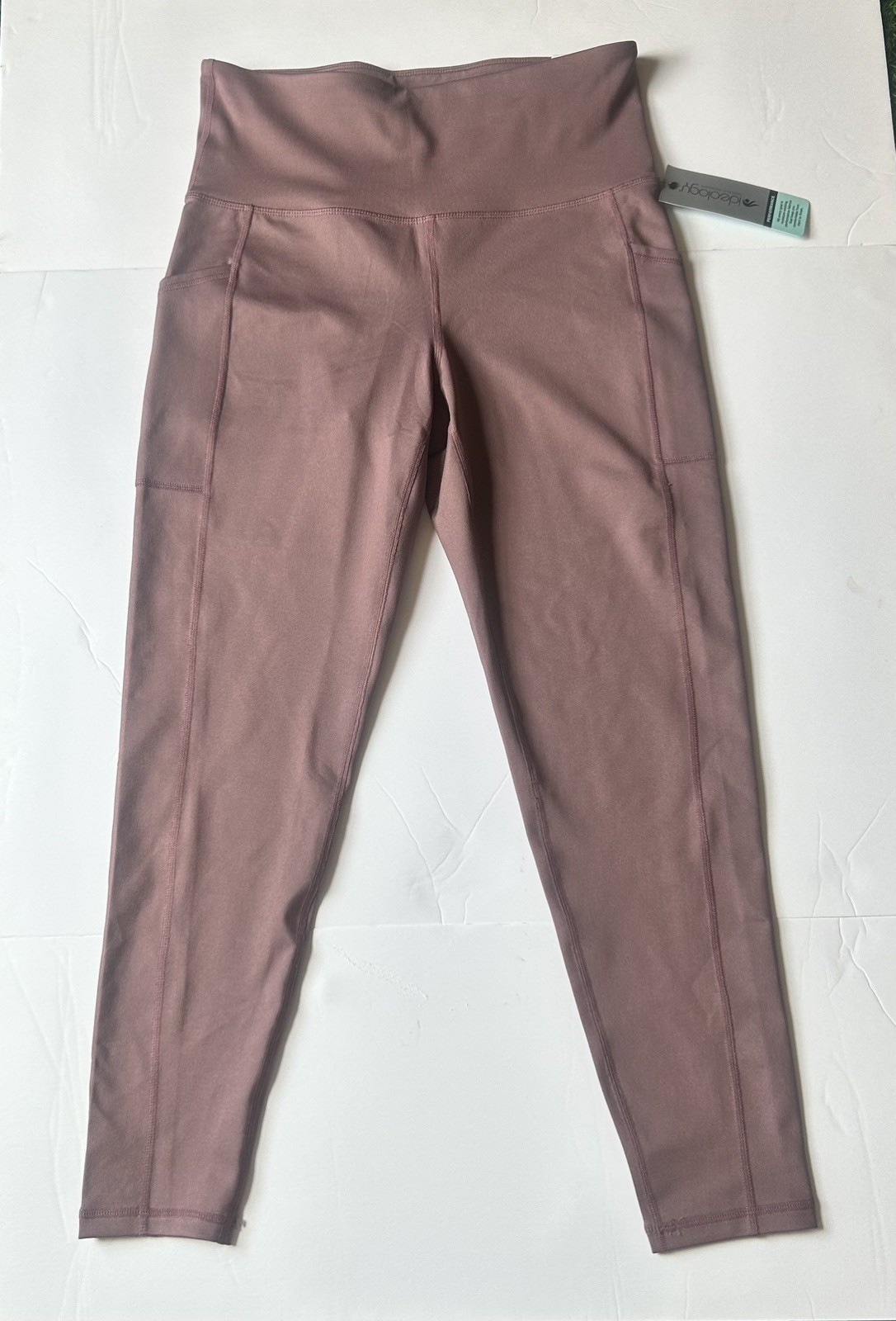 ID Ideology Women Regular Fit Leggings Mauve Pink  Rapidry Stretch Super Soft