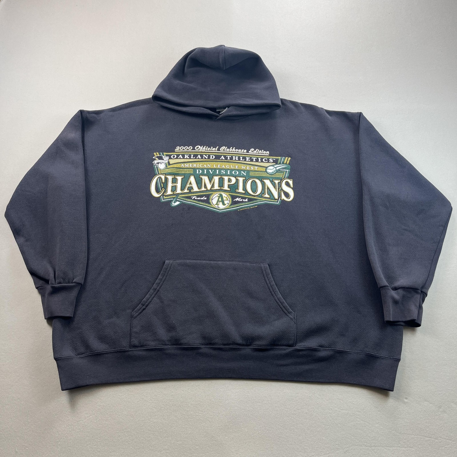 Vintage Oakland Athletics Hoodie Sweatshirt Mens 3XL Black Lee MLB Baseball y2k Vintage Oakland Athletics Hoodie Sweatshirt Mens 3XL Black Lee MLB Baseball y2k