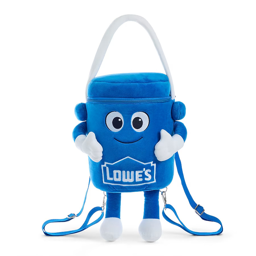 Lowe's Big Blue Bucket Plush Backpack