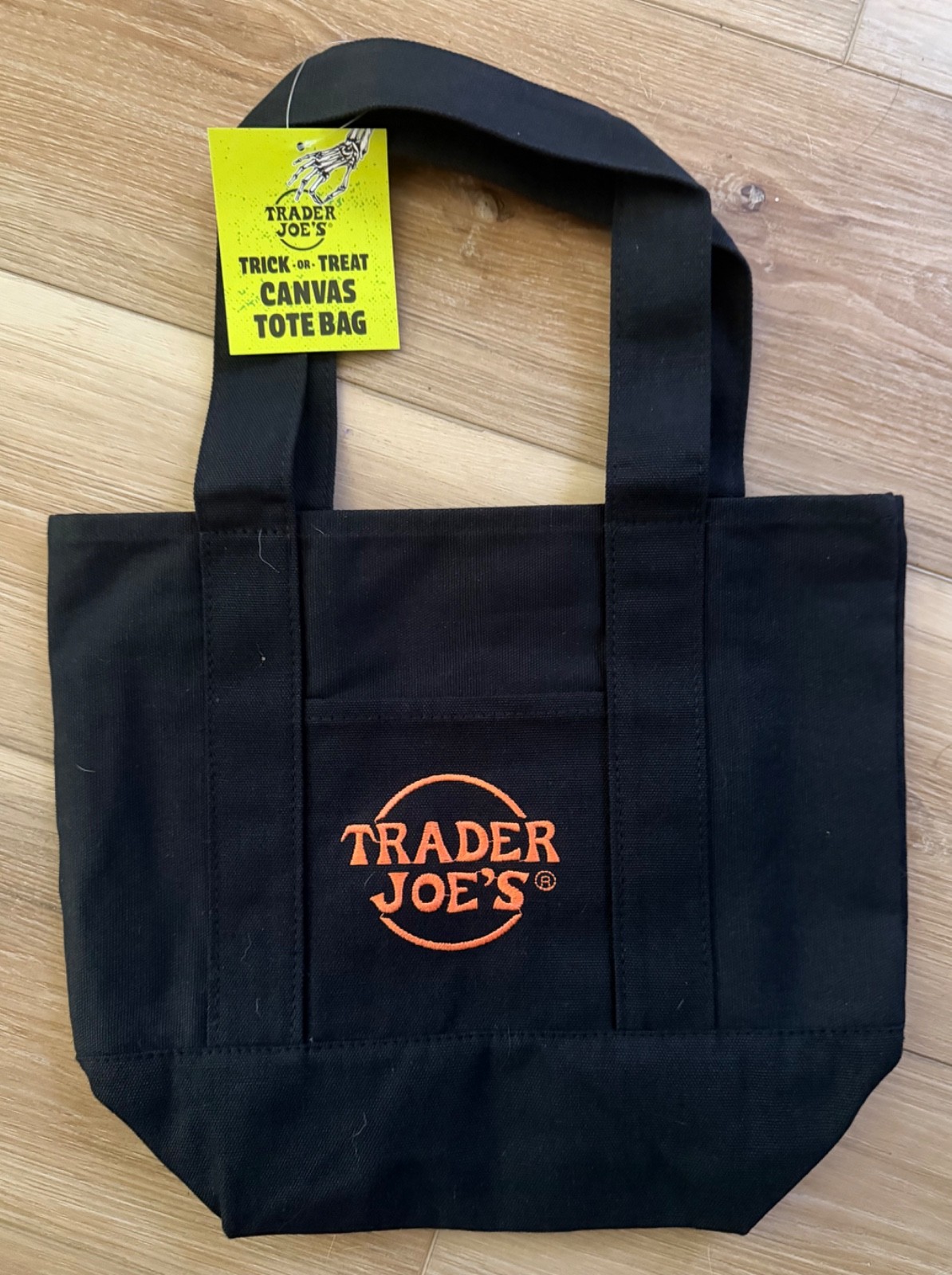 Trader Joe's Mini Canvas HALLOWEEN Tote Bag-Choose your color