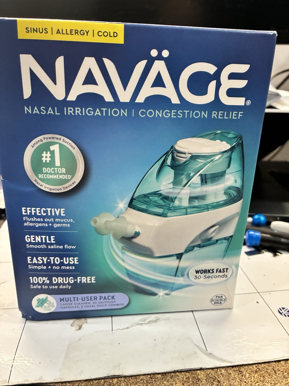 Navage Nasal System Machine New Sealed