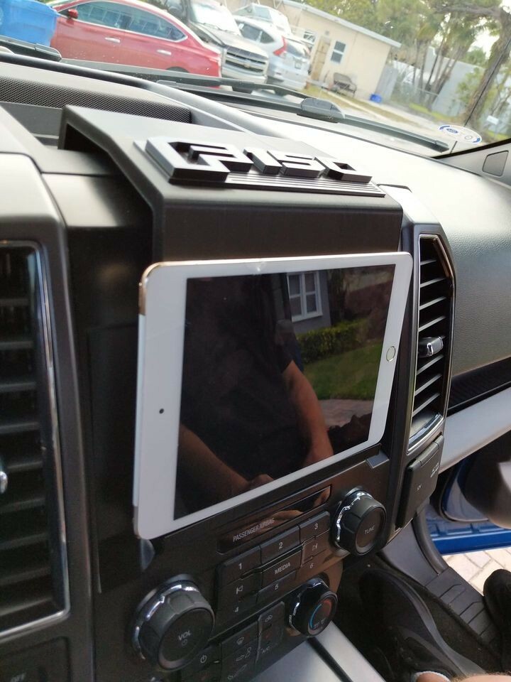 Ford Tablet Dash Mount - UNIVERSAL LIP- F150 F250 F350 F450 F550 F650 F750