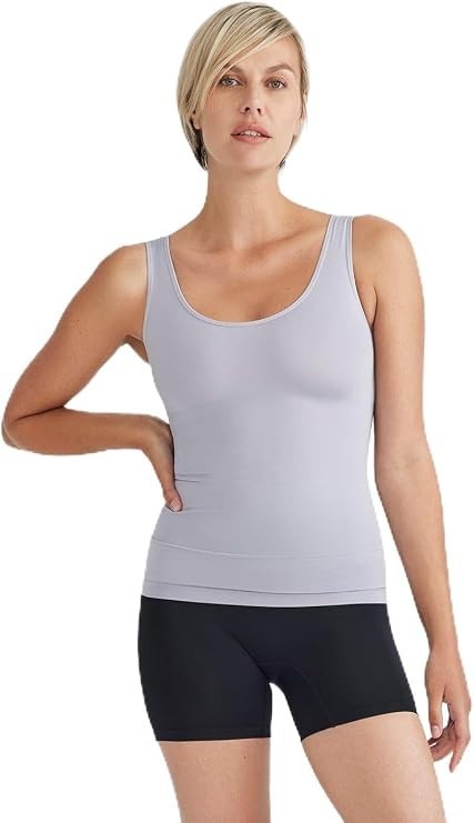 NWT Yummie Women\'s Seamless Level 4 Shaping Lena Tank Dapple Gray Size 2X/3X YM7 NWT Yummie Women\'s Seamless Level 4 Shaping Lena Tank Dapple Gray Size 2X/3X YM7