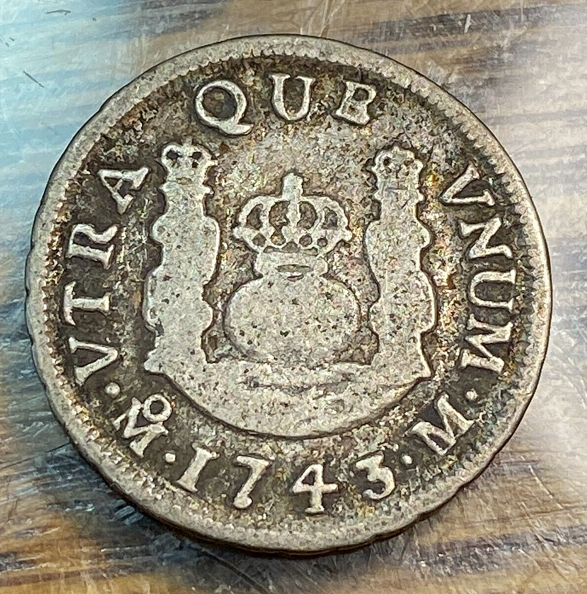 1743 Mexico 1 Real Original Fine Beauty KM 75.2 CHN
