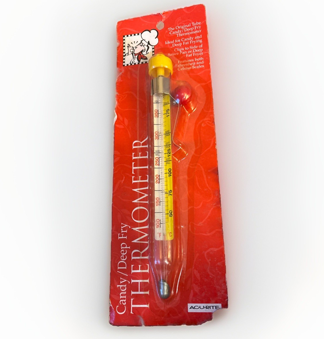 NEW VINTAGE ACURITE THERMOMETER CANDY / DEEP FRYING NOS