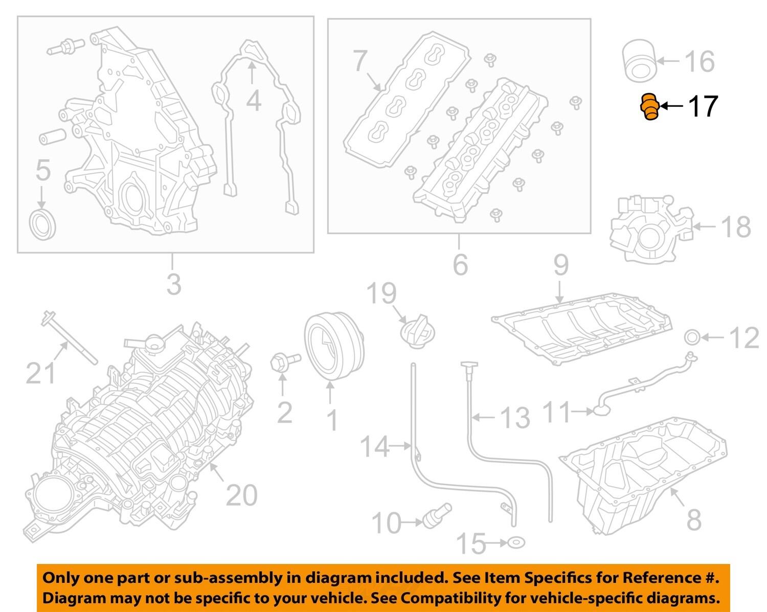 CHRYSLER OEM 20-24 1500 Engine Engine Parts-Oil Filter Connector 4893345AA