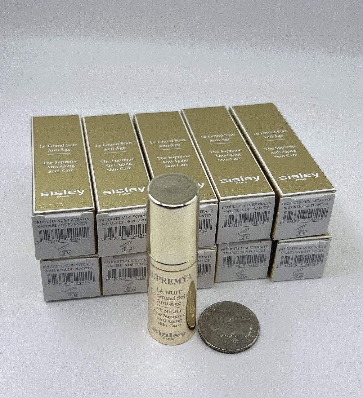 10x Sisley Supremya At Night The Supreme Anti-Aging Skin Care 5ml Ea Total 50ml