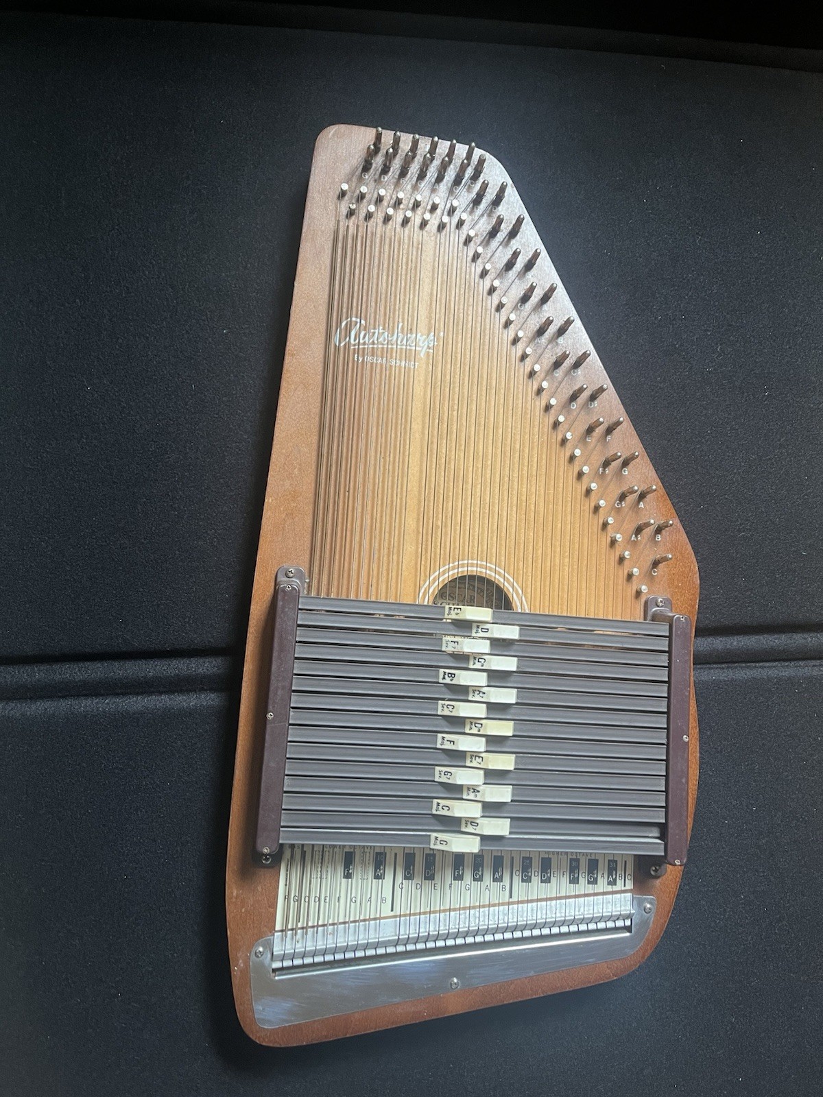 Vintage Oscar Schmidt MODEL 15 EBH/R Autoharp Made In U.S.A.