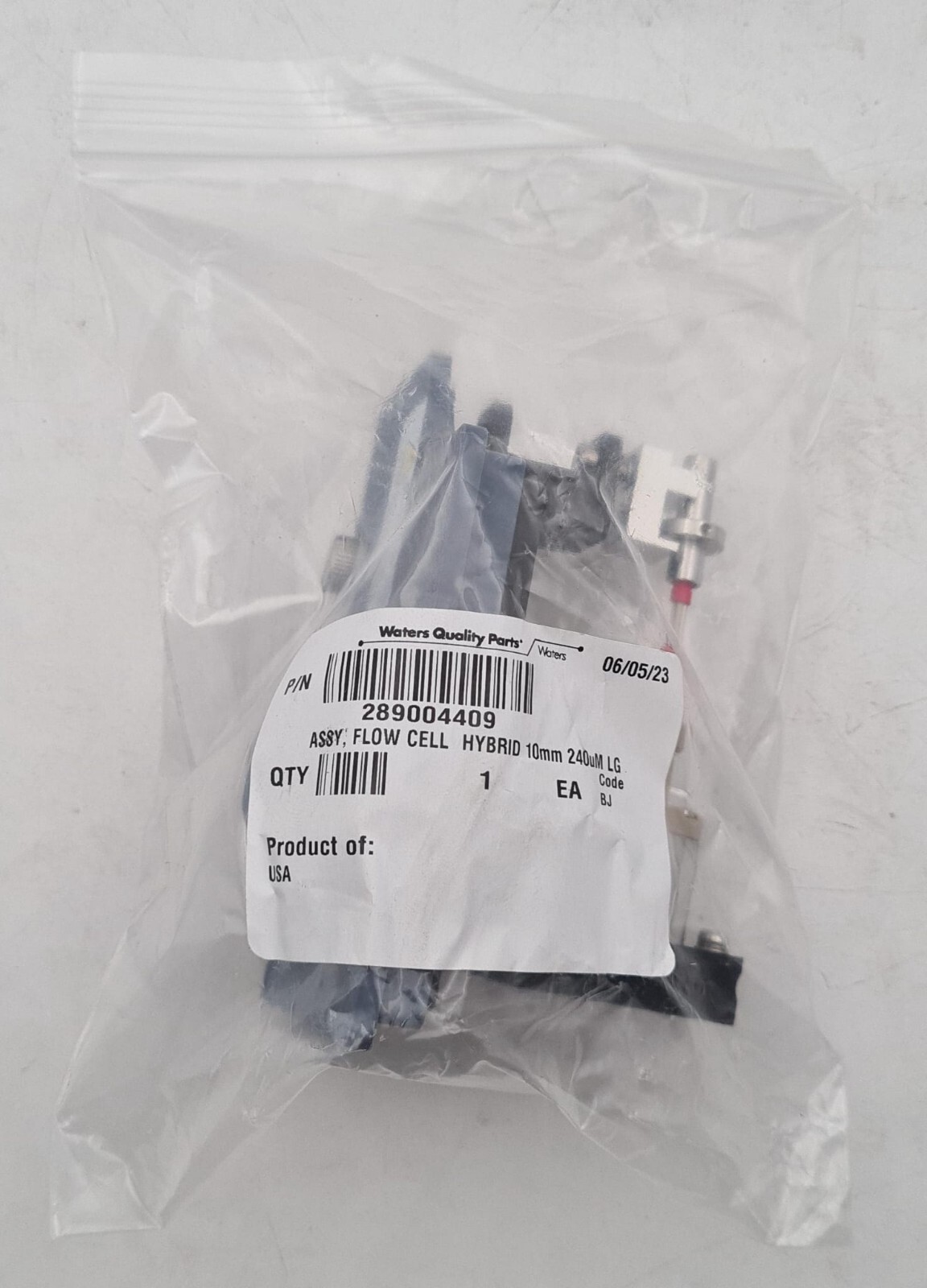NEW - Waters Alliance 289004409 Assy Flow Cell Hybrid 10mm 240uM LG 418000244 NEW - Waters Alliance 289004409 Assy Flow Cell Hybrid 10mm 240uM LG 418000244