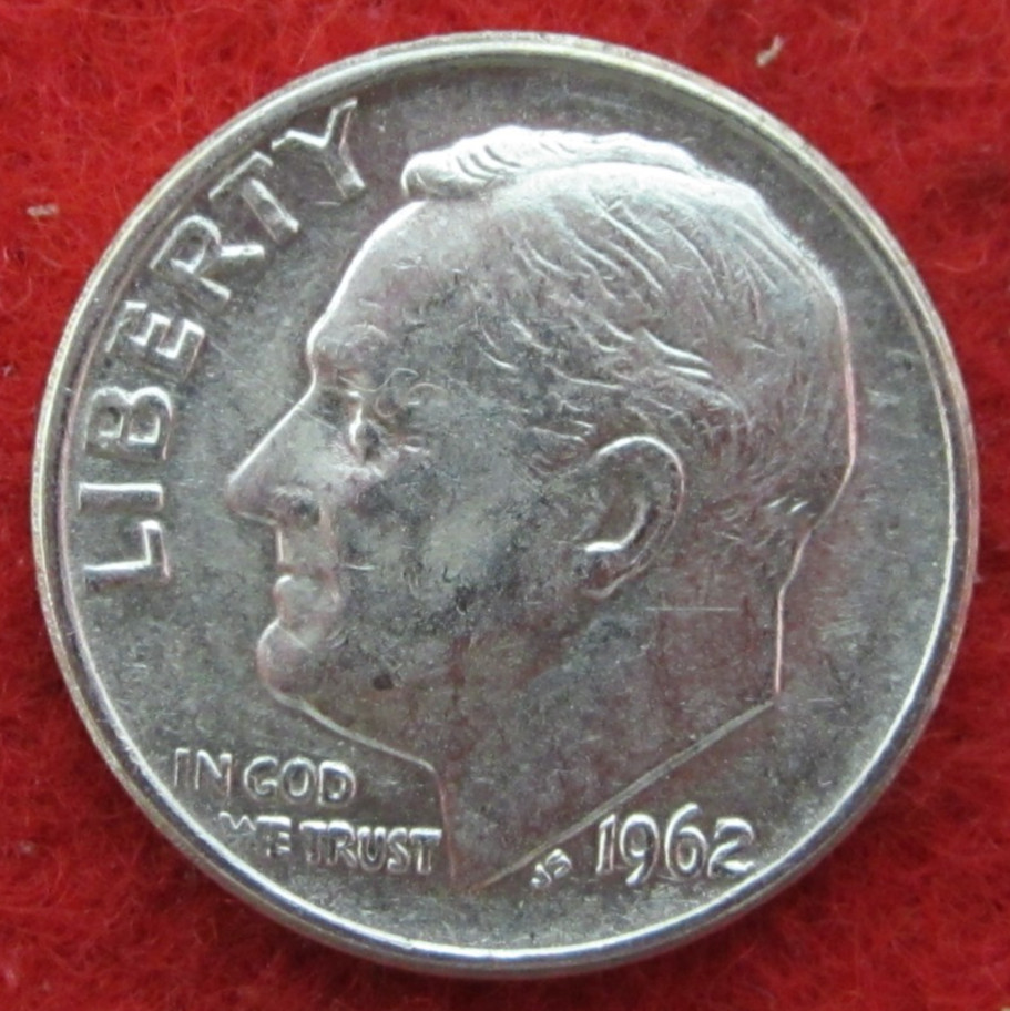 1962 (P) Roosevelt Silver Dime - Uncirculated