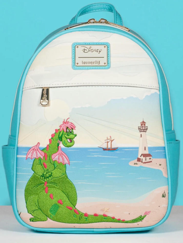EXCLUSIVE Loungefly Disney Pete’s Dragon Elliot Beach Light House Backpack NWT