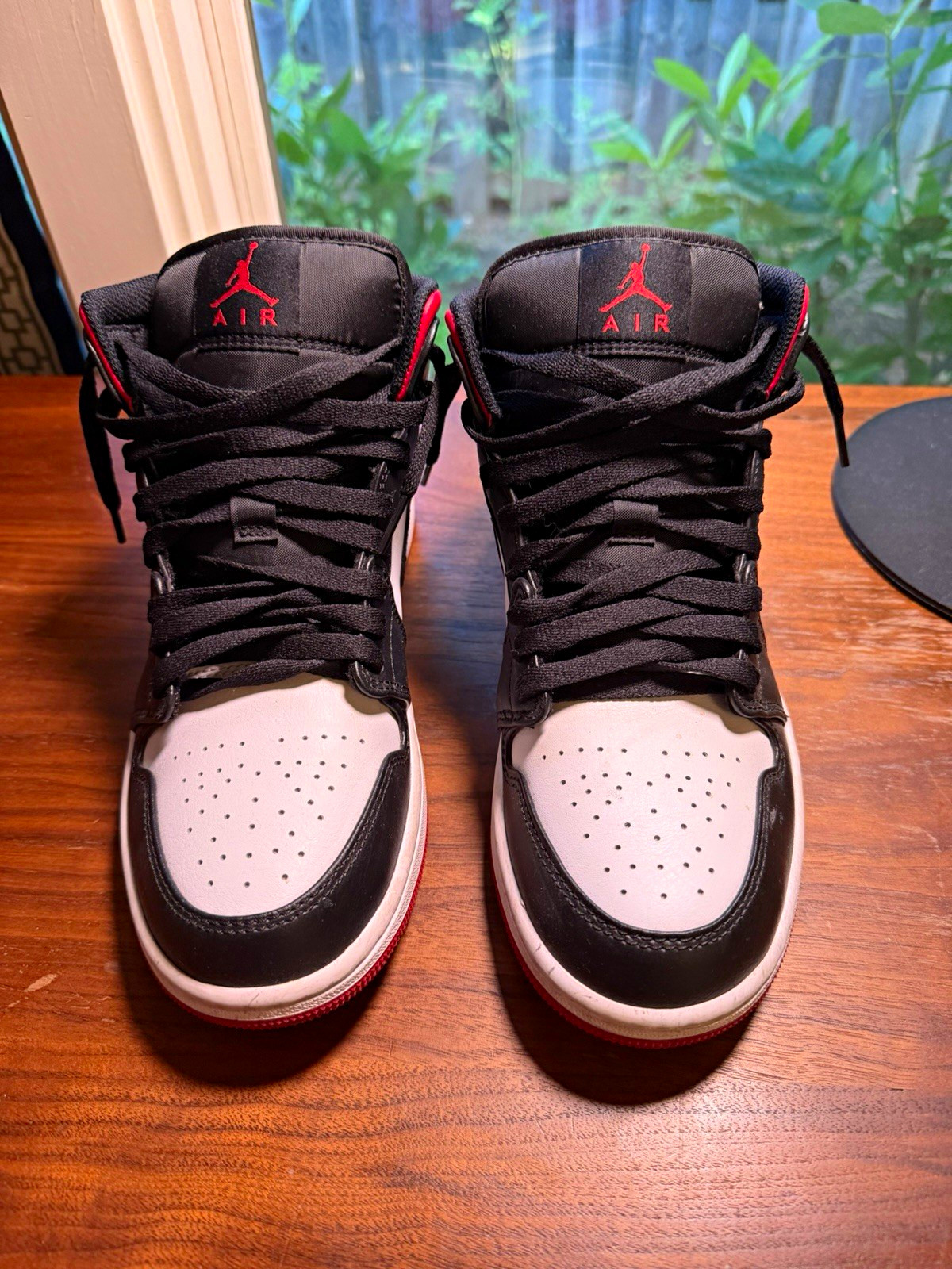 Size 8 - Air Jordan 1 Mid \'Black Gym Red\'