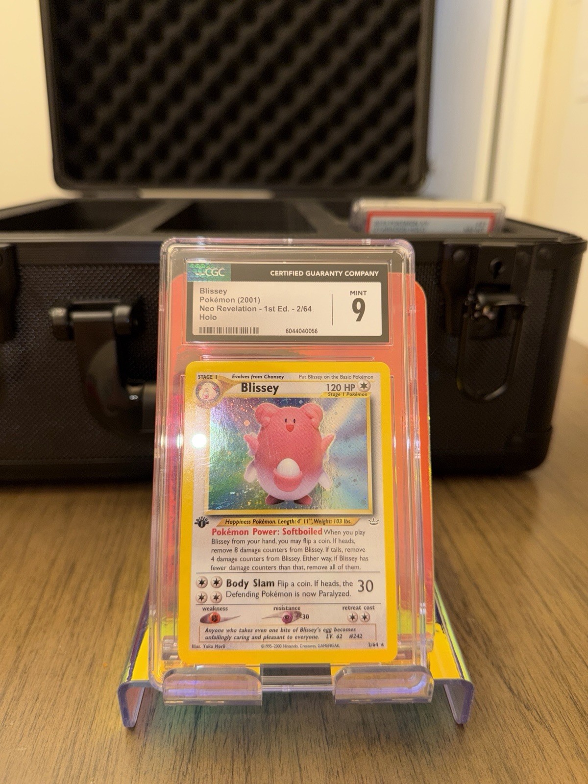 CGC 9 Blissey 2/64 Neo Revelation 1st Edition Holo Rare Pokemon Card (2001) CGC 9 Blissey 2/64 Neo Revelation 1st Edition Holo Rare Pokemon Card (2001)