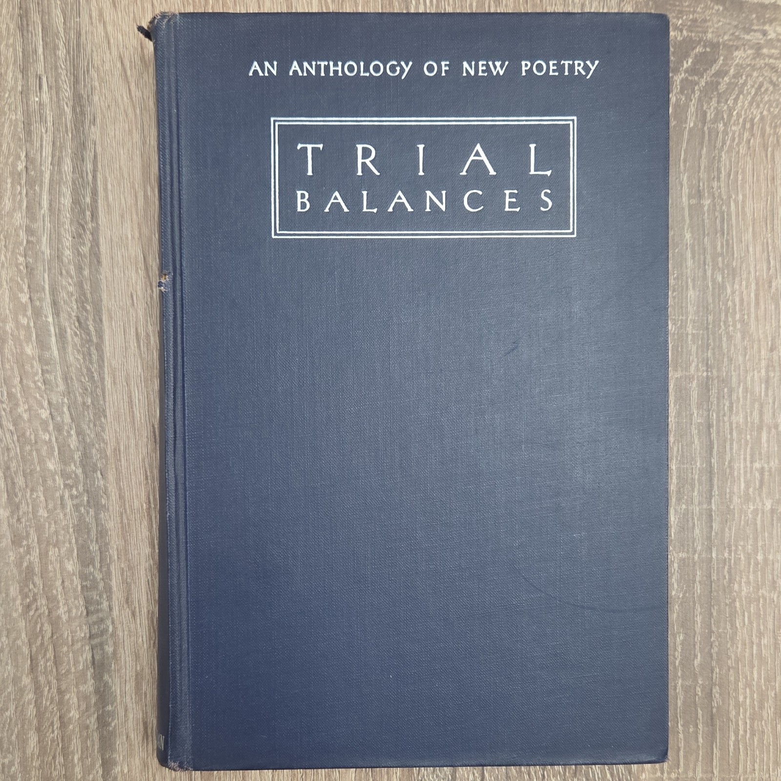 Trial Balances Ann Winslow 1935 Vintage Poetry Hardcover Elizabeth Bishop RARE