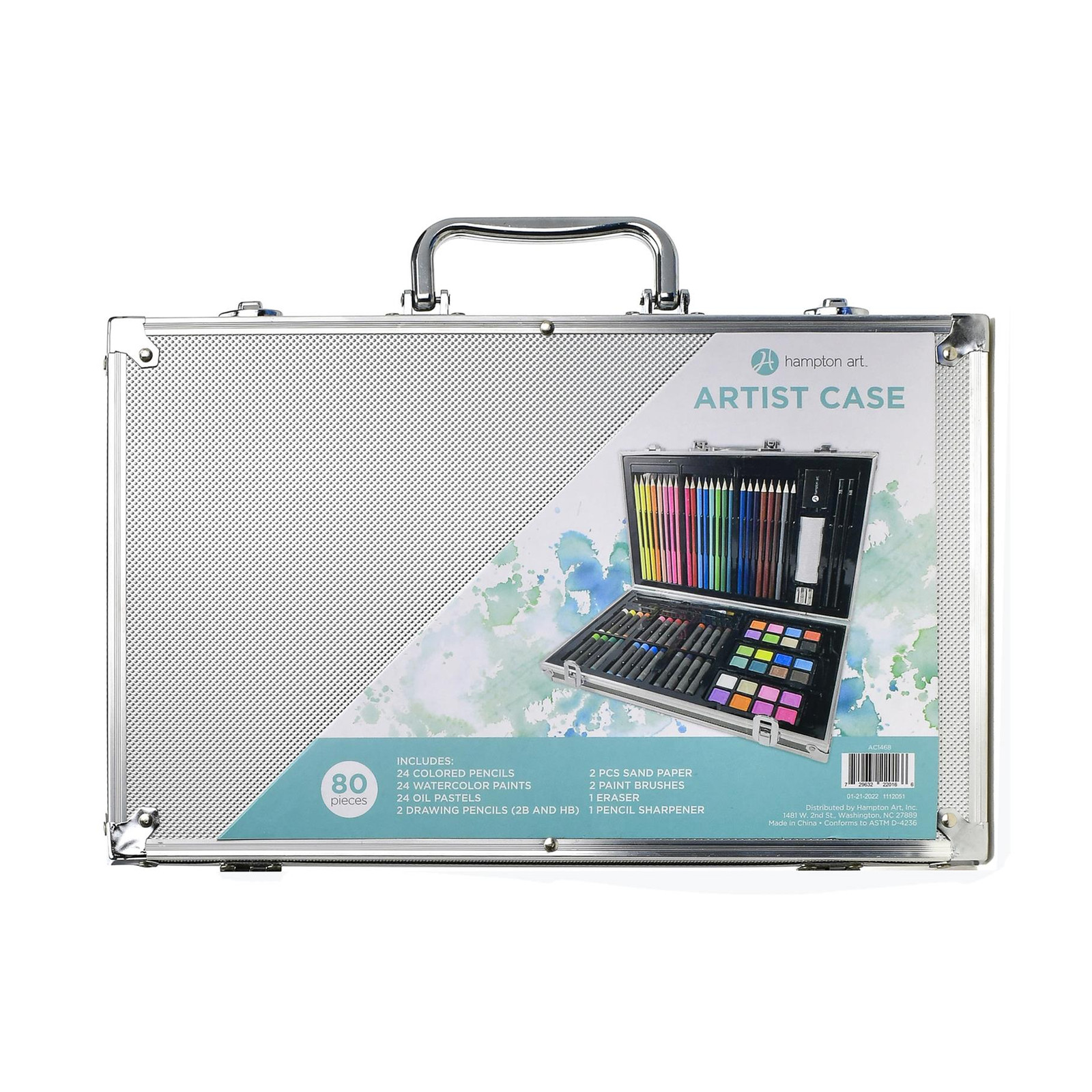 Hampton Art Artist Set Metal Case 76pc