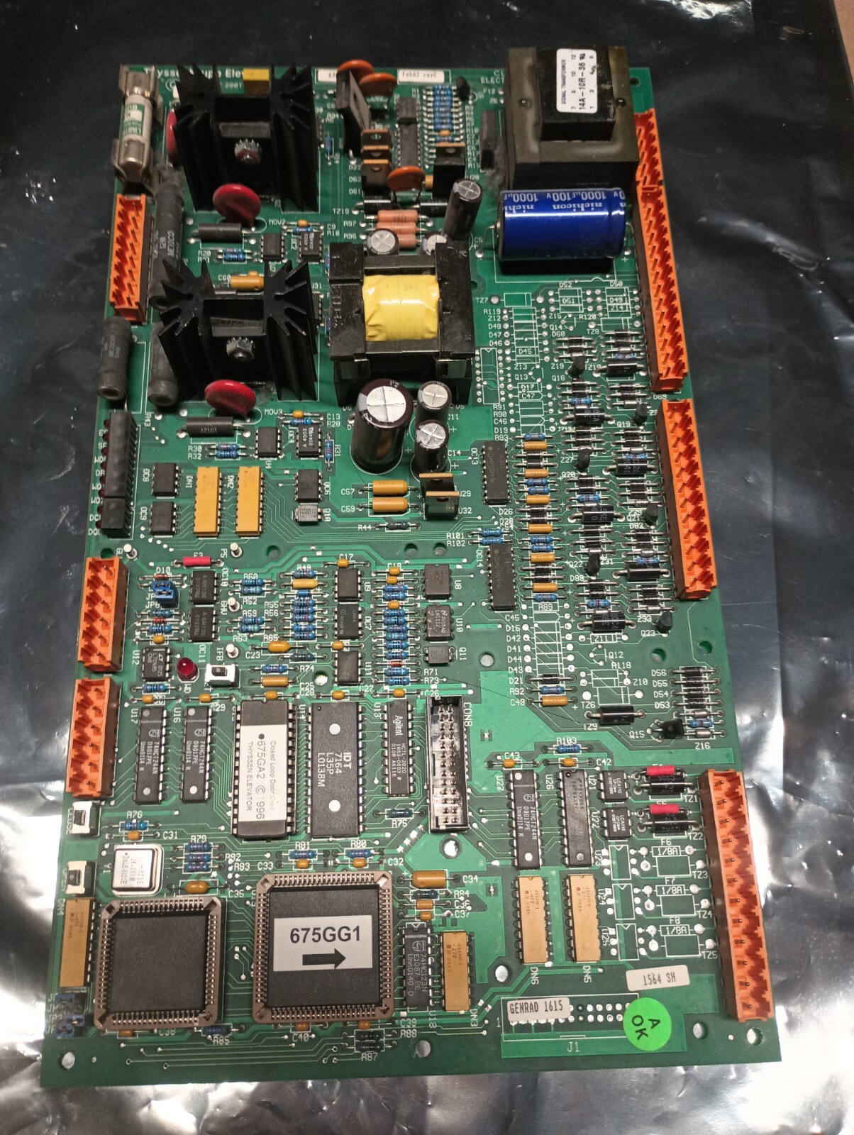 TKE ThyssenKrupp Elevator Closed Loop Electronic Door Board 6300GE2