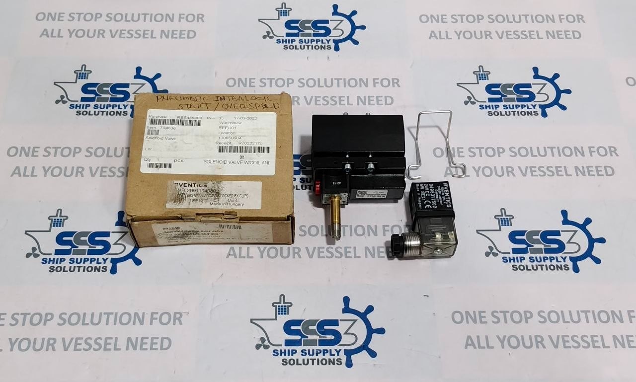 Aventics 2991194080 3/2-way Solenoid Valve With Coil 10bar 0498317502 24VDC 5W