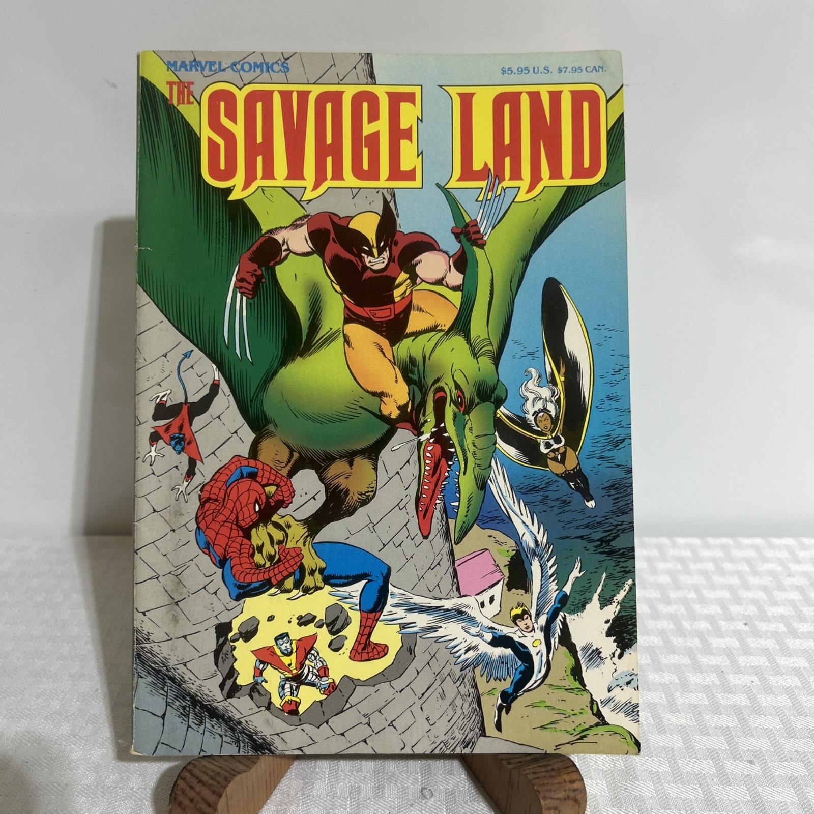 Savage Land Graphic Novel X-Men Marvel Comics 1989 Claremont Softcover TPB